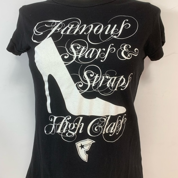 Famous Stars & Straps Black T-shirt - Picture 3 of 3